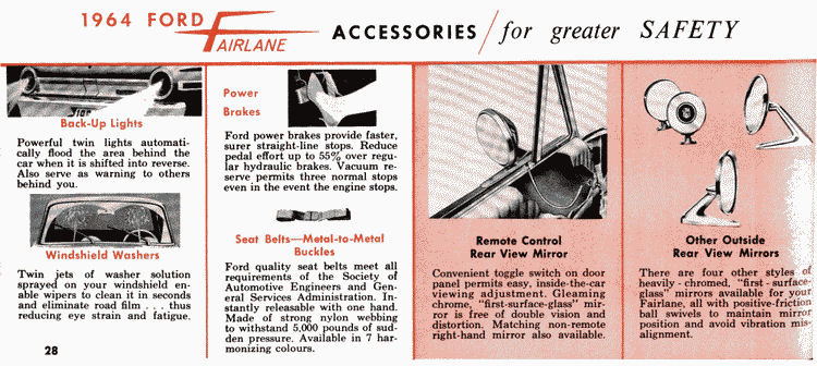 1964 Ford Fairlane Owners Manual Page 14